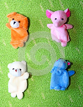 Finger baby toy animals day light