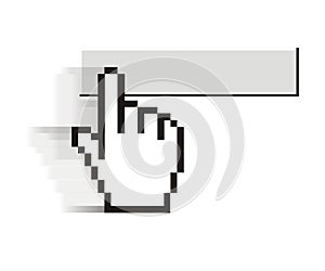 Finger cursor