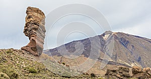The finger of God at the foot of the Teide volcano