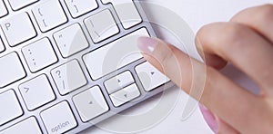 Finger keyboard click