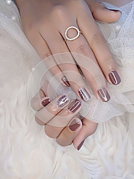 FINGER NAILART RING GEL photo