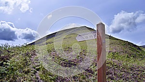 Finger post pointing to well known hostel