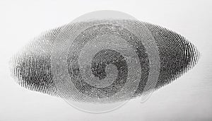 Finger print texture on white background