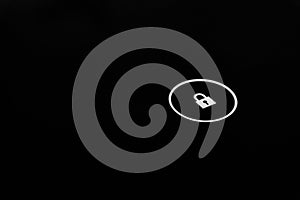 Finger Touch Key Button Lock Screen Tablet Interface DIgital Unlock