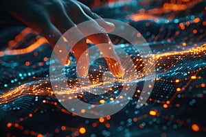 Finger touch screen, artificial intelligence