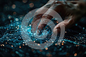 Finger touch screen, artificial intelligence