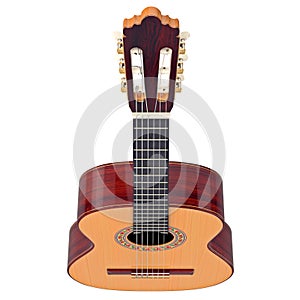 Fingerboard classical guitar, top view
