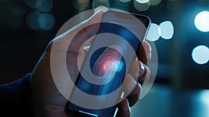 Fingerprint Authentication Technology Ensuring Secure Access to Banking Applications