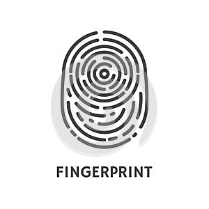 Fingerprint Authentication Verify Poster Vector