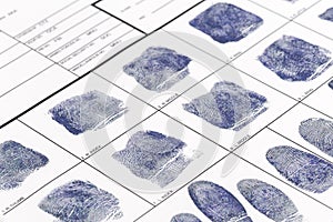 Fingerprint card photo