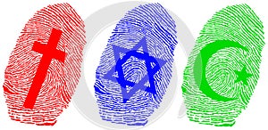 Fingerprint and offical relligion