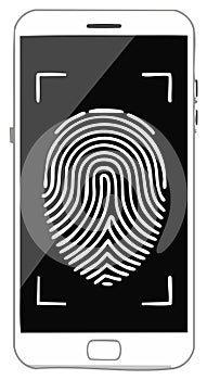Fingerprint Recognition on a Mobile Device Authentication Access Control Scanner Security