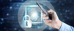 Fingerprint scan provides security access