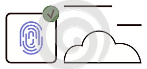 Fingerprint Authentication with Cloud Storage for Secure Data Access