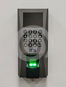 Fingerprint scanner are security systems of biometrics.