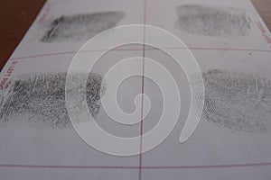 Fingerprints examination