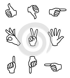 Fingers symbol