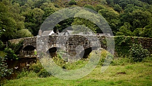 Fingle Bridge, Dartmoor Devon England