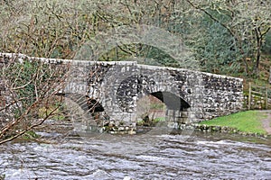 Fingle Bridge over the River Teign, Devon