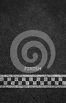 Finish line racing background.