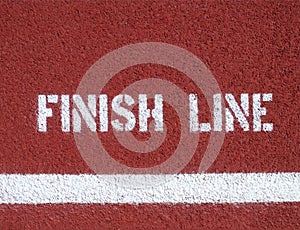 Finish line - sign