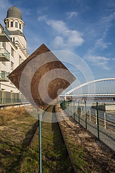 Finish of the railway, Bratislava, Slovakia