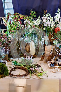 Finished Florist Class at The Festival