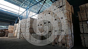 Finished goods warehouse refractory materials
