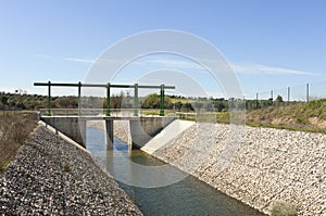 Water diversion canal photo