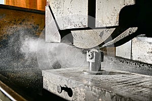 Finishing and roughing of the abrasive wheel with diamond dressing on a surface grinder