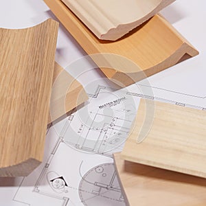Finishing Wood Materials Moldings House Home Blueprints