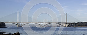 Finistere, Brest: view of Plougastel Bridge photo