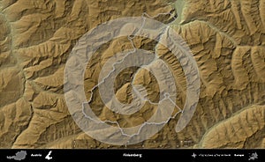 Finkenberg outlined, Austria. Physical