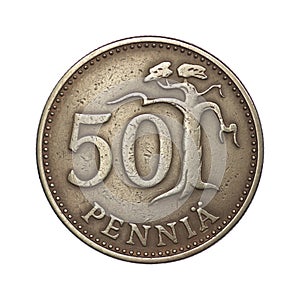 Finland 50 penniÃ¤, 1963