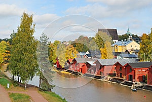 Finland. Autumn in Porvoo