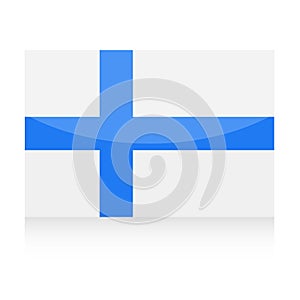 Finland Flag Vector Icon