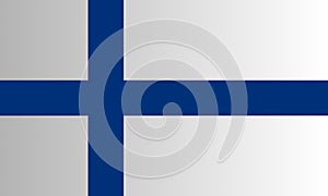 Finland flag vector. the national flag of Finland. Finnish national flag background