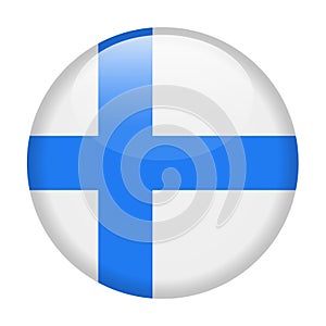 Finland Flag Vector Round Icon