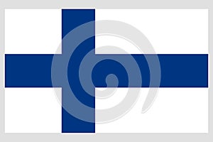 Finland flag vector template background realistic copy