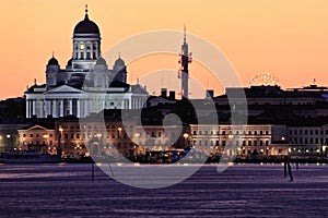 Finland: Helsinki skyline photo