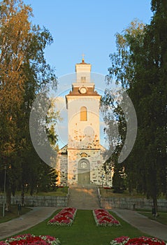 Finland, Kuopio: Cathedral in Morning Sun photo