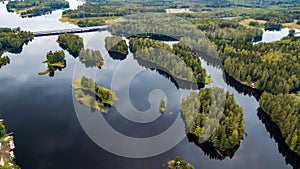 Finland land a thousand lakes photo