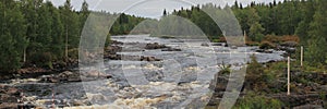 Finland Ounasjoki river Rovaniemi