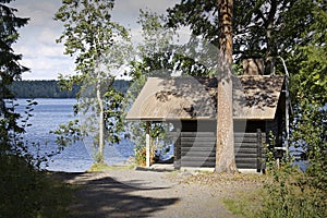 Finland: Sauna by a lake