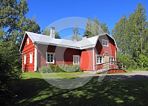 Finland, Savonia/Kuopio: Finnish Architecture - Historic Farm/Main Building (1860) photo