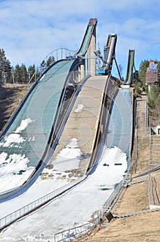 Finland. Springboards in Lahti