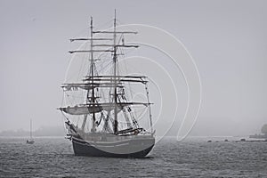 Finland: Tall ship on the coast of Finland photo
