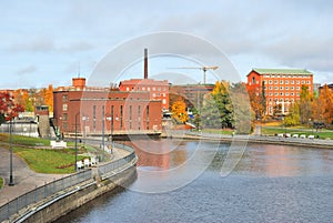 Finland. Tampere in autumn photo