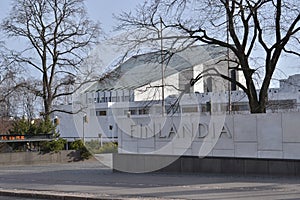 Finlandia Hall Helsinki Finland.