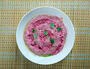 Finnish beet salad